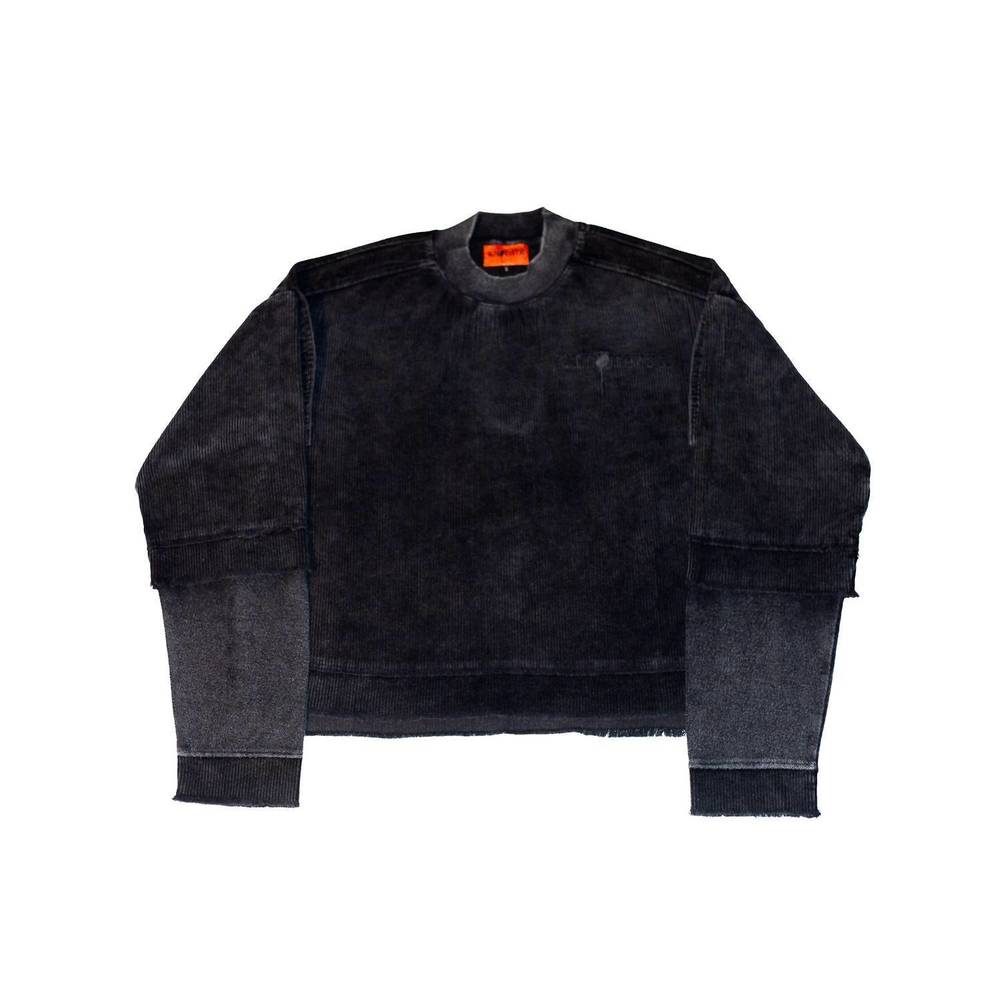 NEW KNOTWTR women's corduroy shirt in black